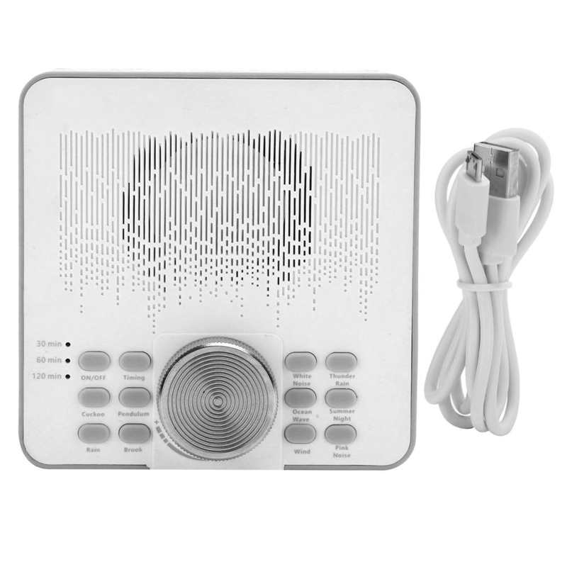 Sleep Aid Machine SMY‑02 Sleeping Sound Therapy Machine Portable Sleep Aid White Noise Machine Black Sound Therapy Machine