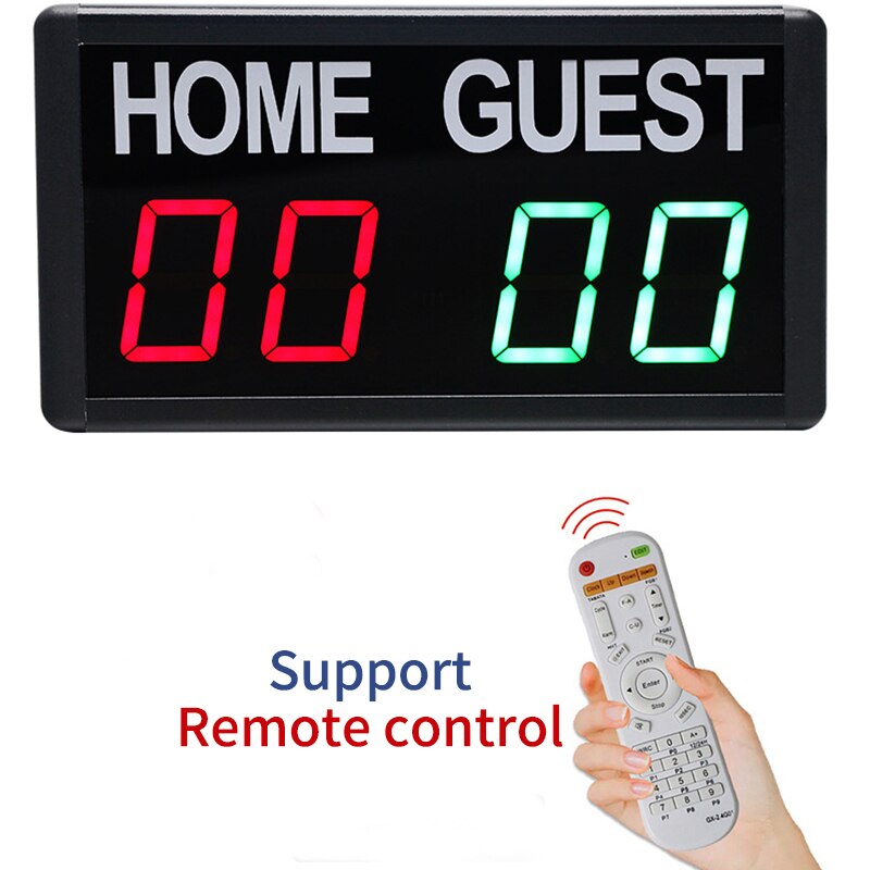 Led Mini Scorebord Draagbare Elektronische Digitale Gym Timer 1.8 Inch Multifunctionele Tafelblad Indoor Oefening Timer Type C Lading