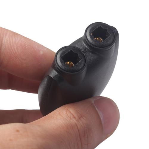 Digitale Spdif Optische Audio Splitter 2 Manier Toslink Splitter Adapter 1 Ingang 2 Uitgang Spdif Optische Kabel Splitter Hub Voor cd Dvd