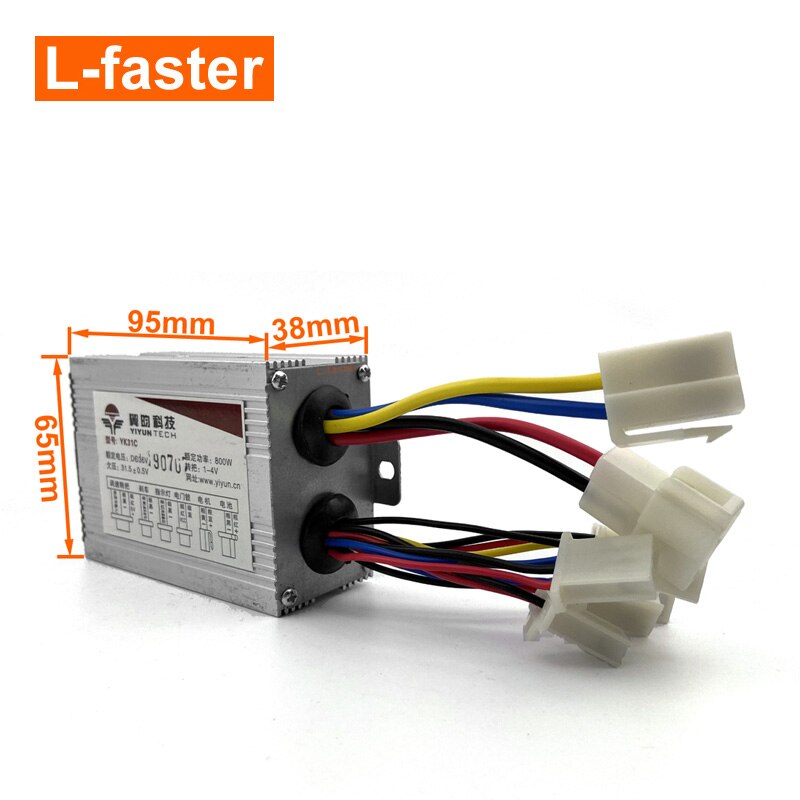 36V 800W Borstel Controller Met 30A Thermische Zekering 48V Motor MY1020Z Controle Case Voor Elektrische Trike Fiets fiets