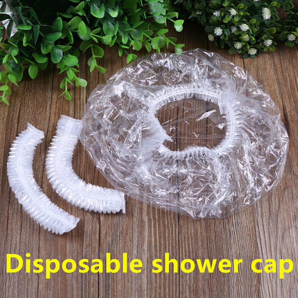 Gorro de ducha desechable, cubierta de baño, salón de spa, , accesorios de baño de hotel, gorro de ducha impermeable desechable