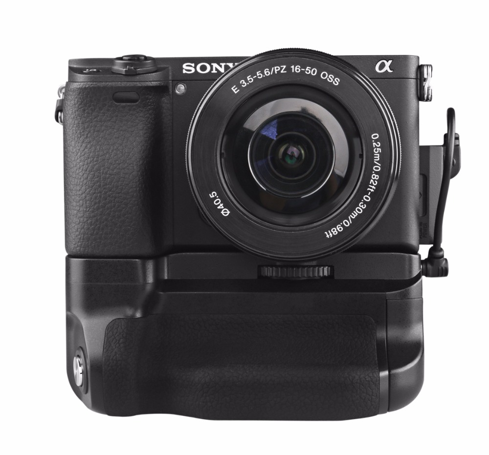 Meike MK-A6300 Verticale Multi Power Battery Hand Grip Voor Sony A6400 A6000 A6100 A6300 Camera