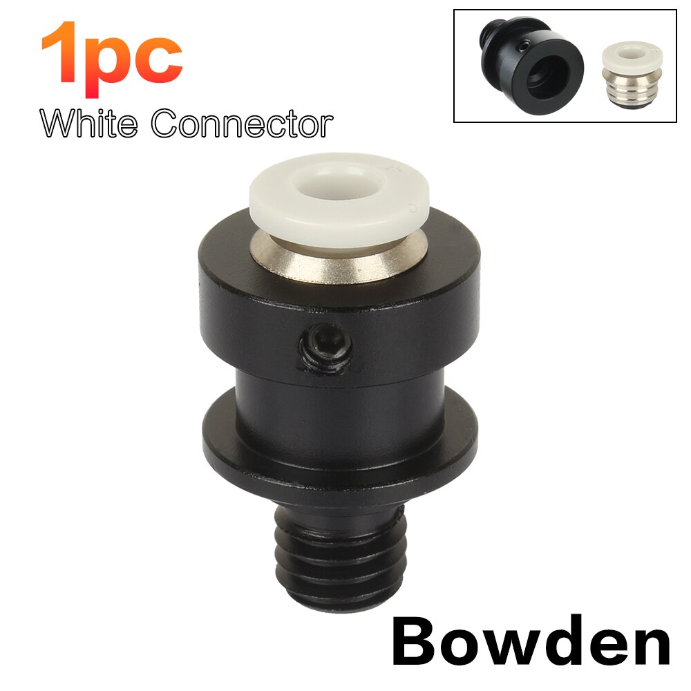 3DSWAY Pneumatic Connectors Fitting PTFE Tube Detachable Quick Jointer Coupler Hotend DIY Bowden Remote Direct 3D Printer Parts: Bowden White 1pc