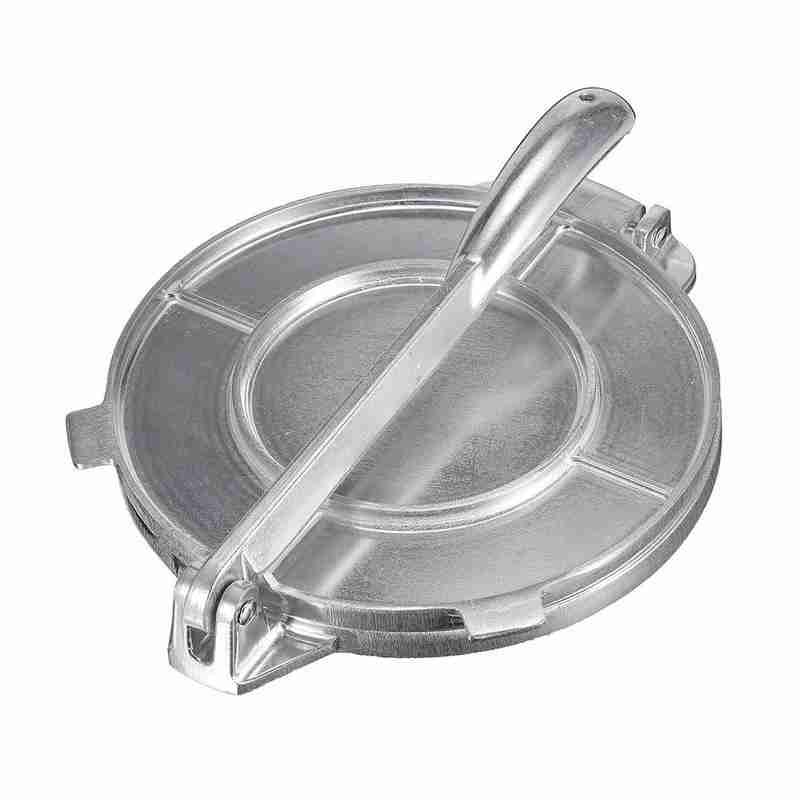 1 ud. Tortillas multiusos prensa pesada aluminio plegable Pie prensa herramientas para tartas utensilios para hornear dispositivos de cocina Accesorios