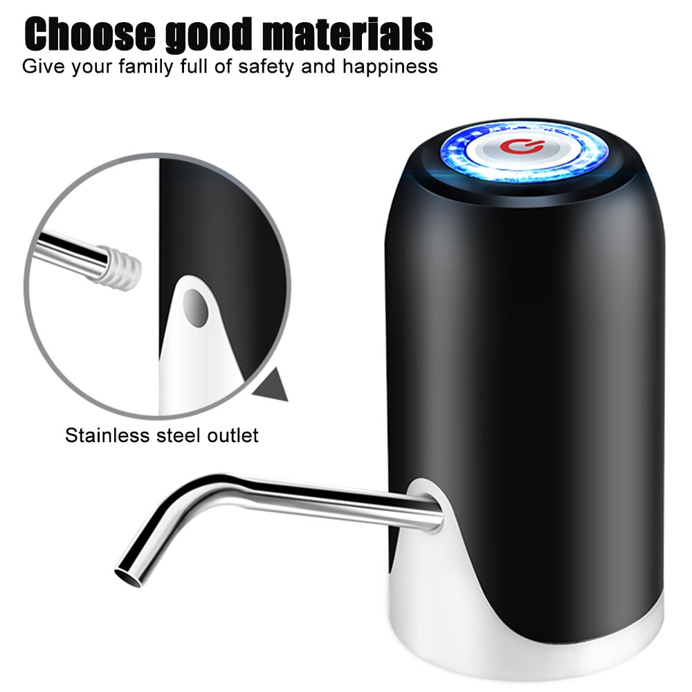 Automatische Elektrische Wasser Dispenser Tragbare Druck Pumpe Multi-interface Trinken Flasche Wiederaufladbare Wasser Pumpe Maschine