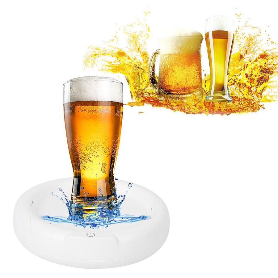 Ultrasonic Beer Foam Maker for Home Bar Electric Beer Foamer Home Use USB Charging No Wash Kitchen Appliances
