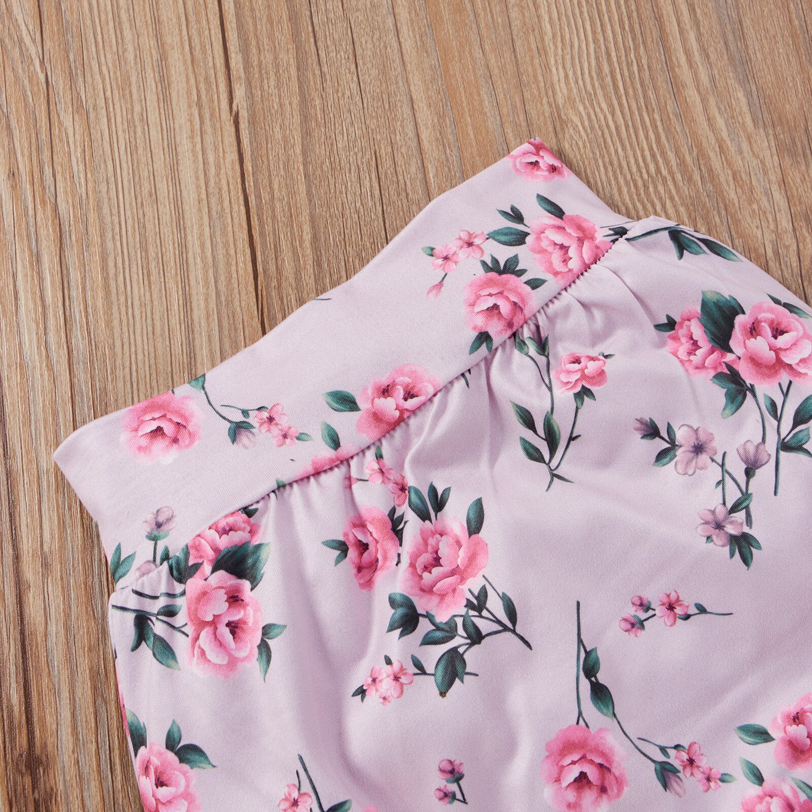 Baby Twin Clothes Infant Girl Summer Outfits Toddler Solid Suspender Top + Floral Shorts + Headband 3pcs Set Children Clothing