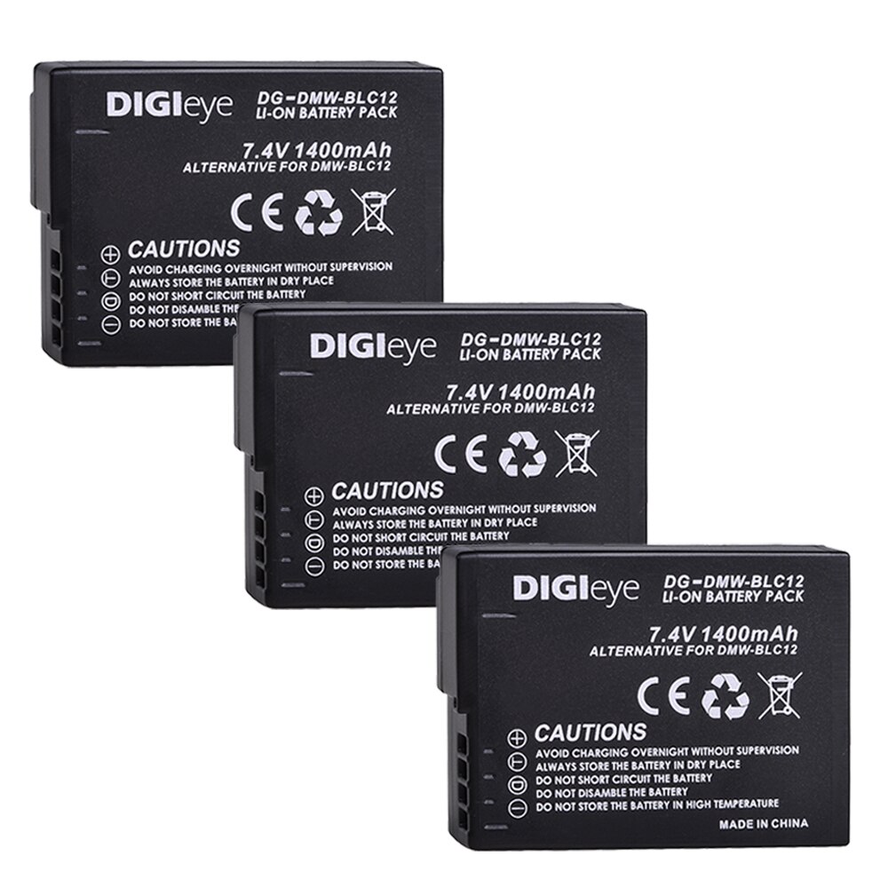 DMW-BLC12 BLC12E BLC12PP DMWBLC12 Batterijen Voor Panasonic Lumix DMC-G5 G6 G7 GX8 G85 GH2 DMC-FZ200 FZ1000 FZ300