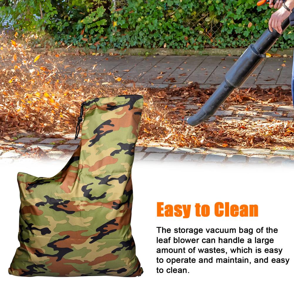 Vacuum Bag Waterproof Oxford Cloth Storage Leaf Blower Dust Collection Lawn Shredder Replacement Storage Cleaner Bag Garden Tool