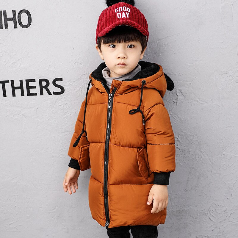 Neue freundlicher Winter Jacke Jungen mit kapuze 3 farben warme mäntel Jungen Winterjacke 7WT031