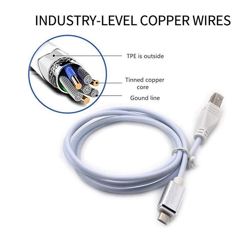 USB Type B To Midi Cable, Adapter Cable, Piano Audio Cable
