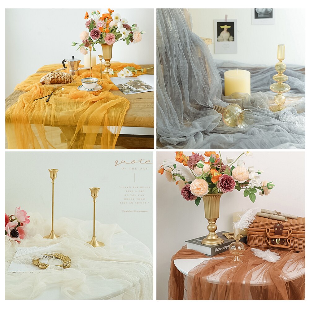 Crumpled Photography Backdrops Tulle Gauze Background Studio Photo Fotografie Video Still Life Shoot Props Home Decor Shoot Prop