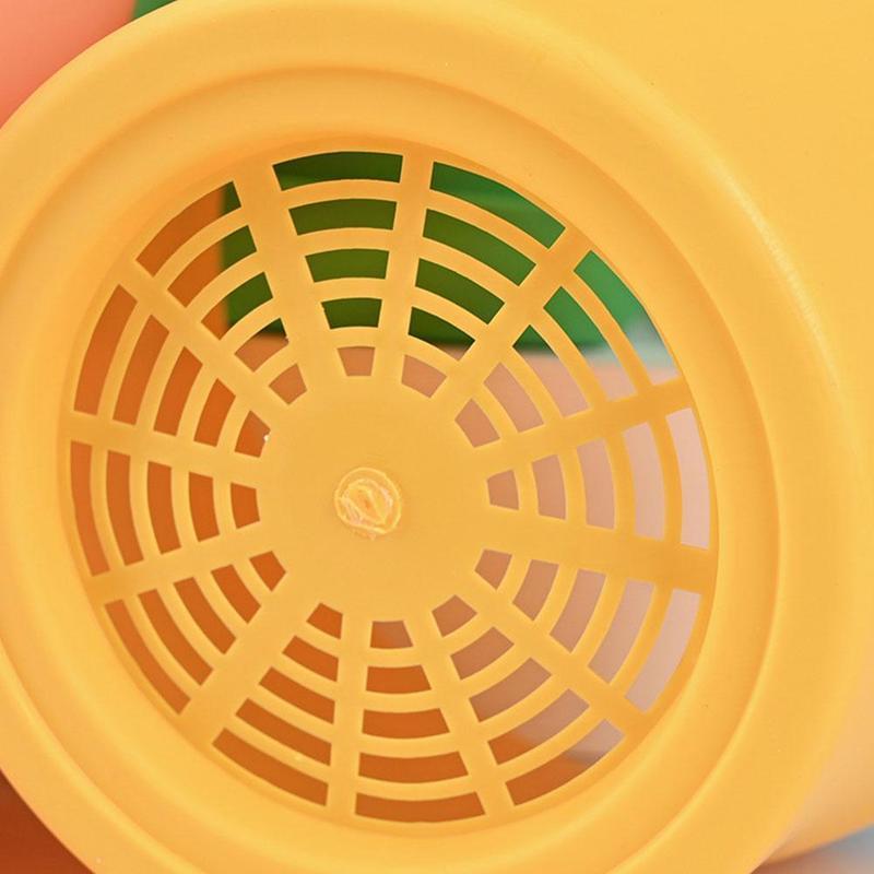 1pc Flower Pot Colorful Durable Resin Plant Flower Pot Tray Planter Garden Home Saucer Decoration Holes with Gloss a Draina S3E2