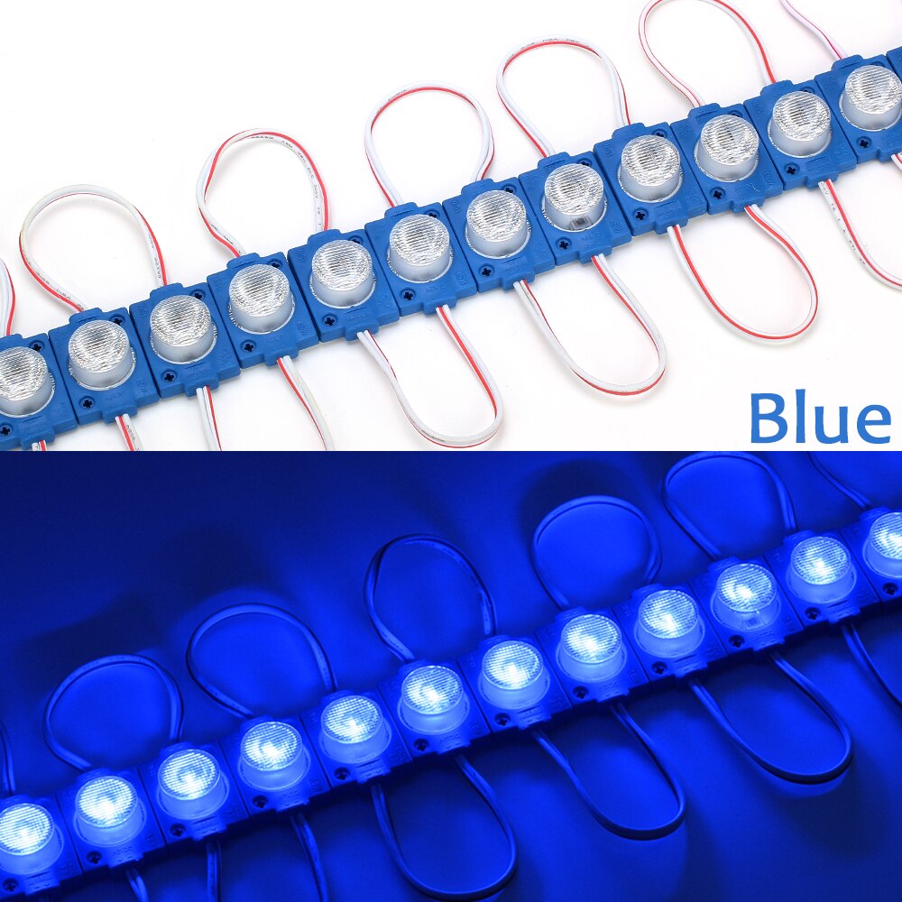 200 Stück LED-Module DC12V 1.0W, 6500K Weiß, IP65 Wasserdicht – Für Lightboxen & Werbeschilder