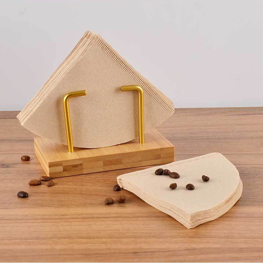 Soporte acrílico de madera para filtro de papel V60, contenedor para Barista, accesorios de café y cocina para el hogar, goteo manual