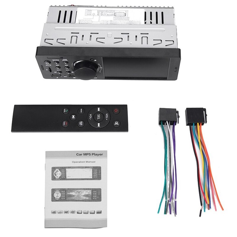 Car Mp5 Player 1Din 4.1 Inch TFT Car Stereo MP5 Player FM Radio BT4.0 USB AUX RCA Remote Control Car MP4,MP5 , 7805