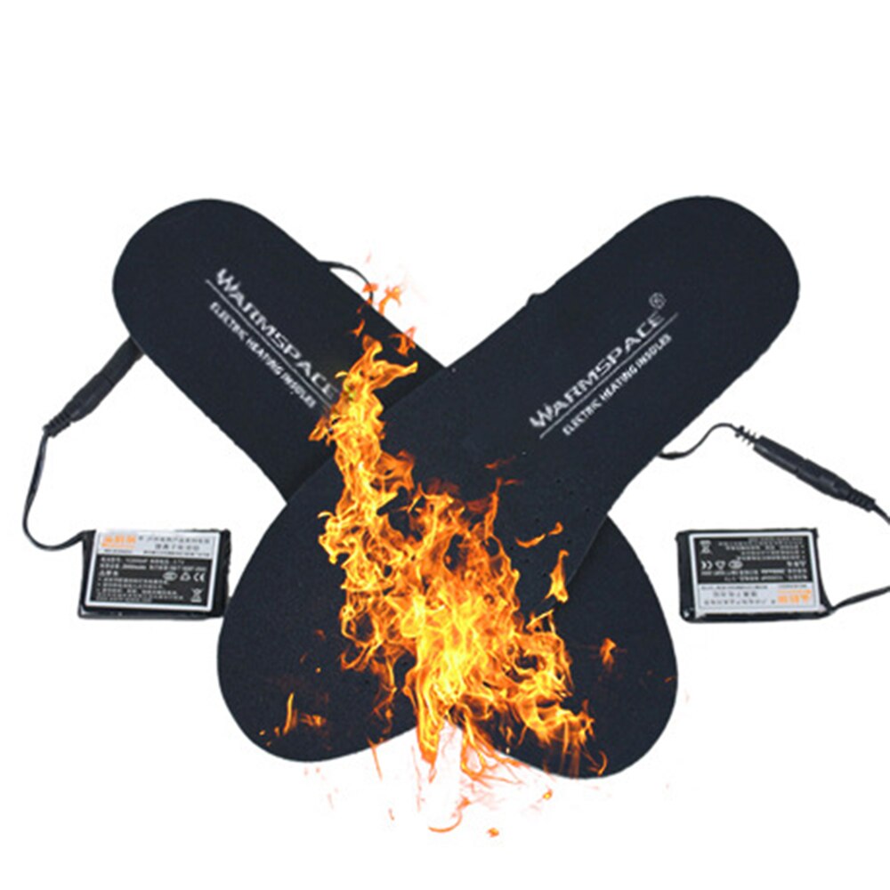 Motorcycle Shoes Heated Insoles Foot Warming Pad Feet Warmer Sock Pad Mat Winter Outdoor Sports Heating Shoe Insoles Winter Warm