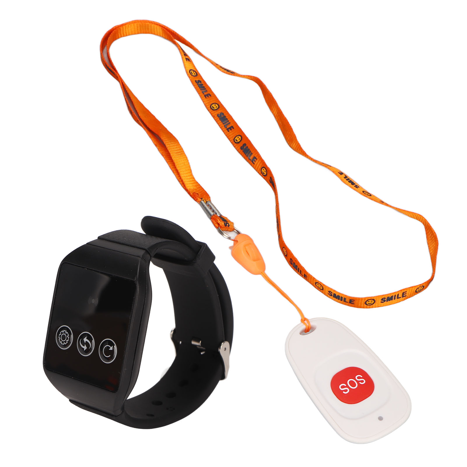 Wireless Caregiver Pager SOS Wireless Waterproof Stable Signal Vibration Portable Remote Nurse Alert System