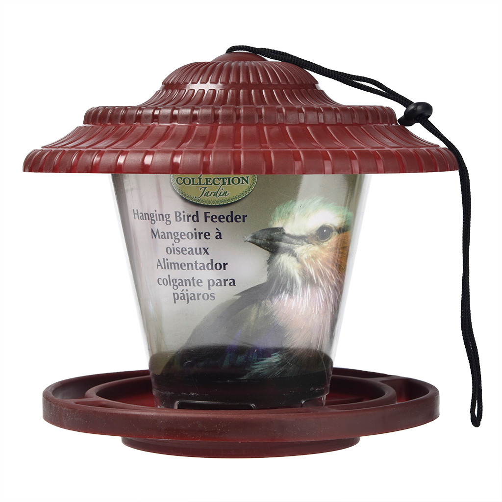 NEUE Vogel Feeder Hängen für Garten Hof Dekoration Sechseck Geformte Mit Dach für Home Office 0129P0. 3: A