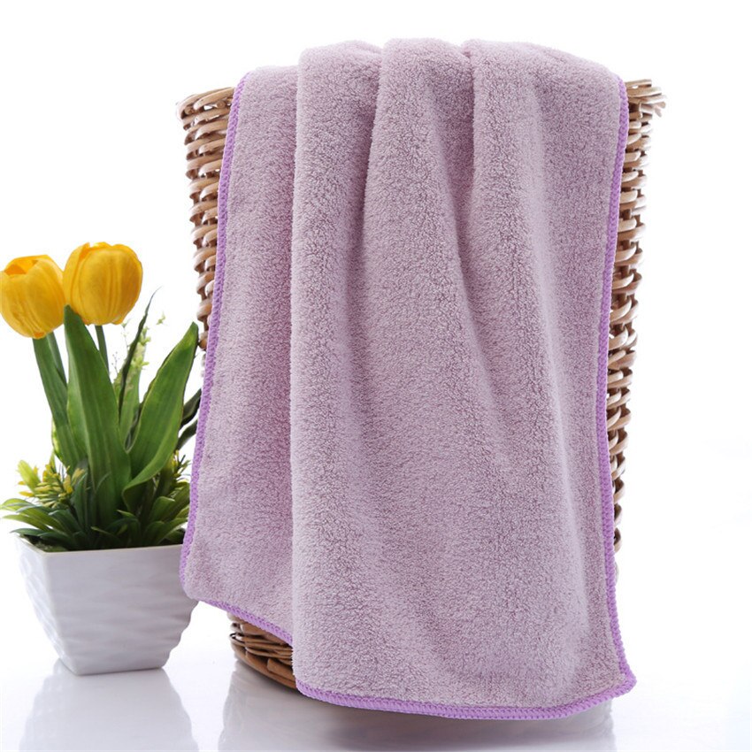 2pcs 33cmx75cm White pink face towel microfiber face towel bathroom Gym Spa sport for home bathroom body towels for adults: Purple