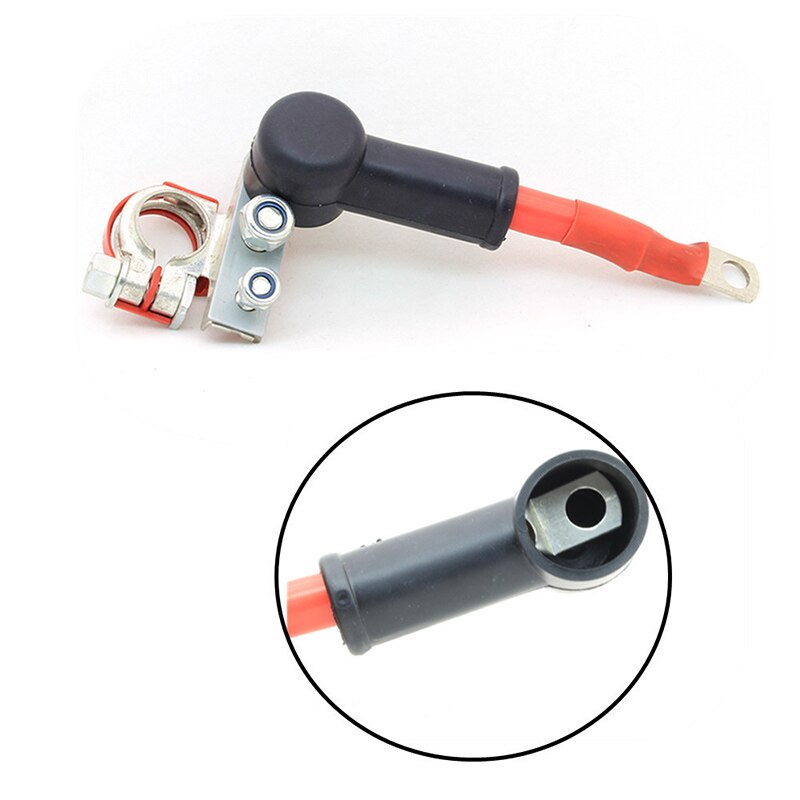 2 Stuks Rubber Auto Motorfietsen Batterij Negatieve Positieve Terminal Cover Cap Boot Isolerende Protector Vervanging Batterijen Acc