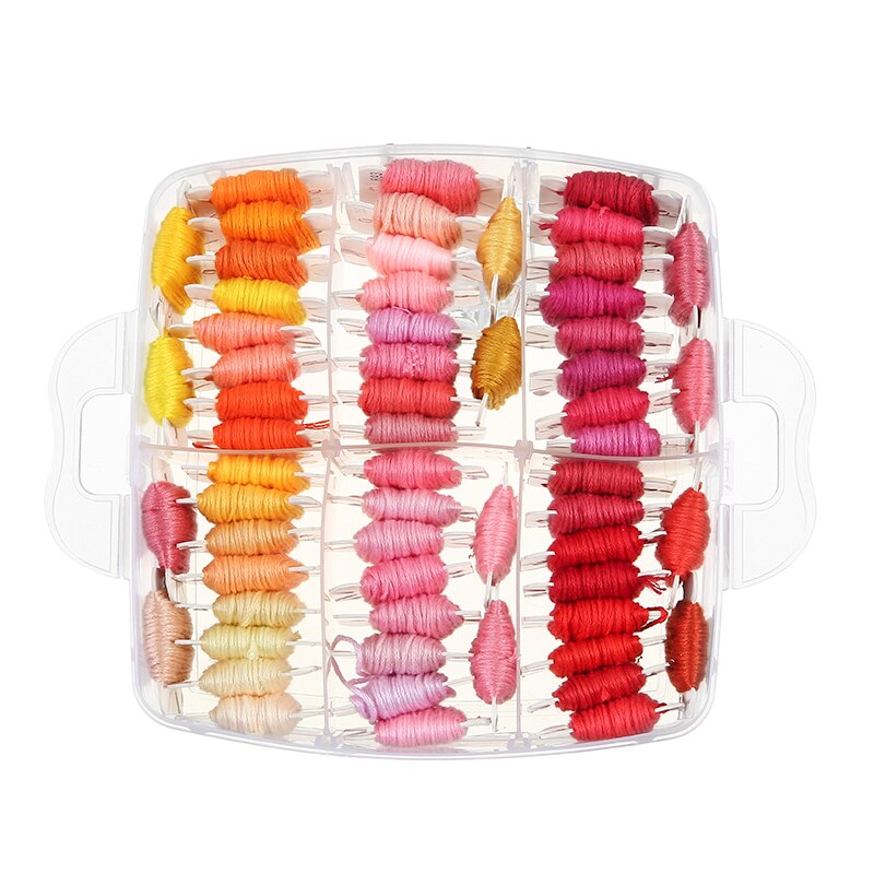 Boîte de rangement de fil de broderie, ensemble de fil artisanal de 150 couleurs, pour bobines de point de croix, 1 pièce