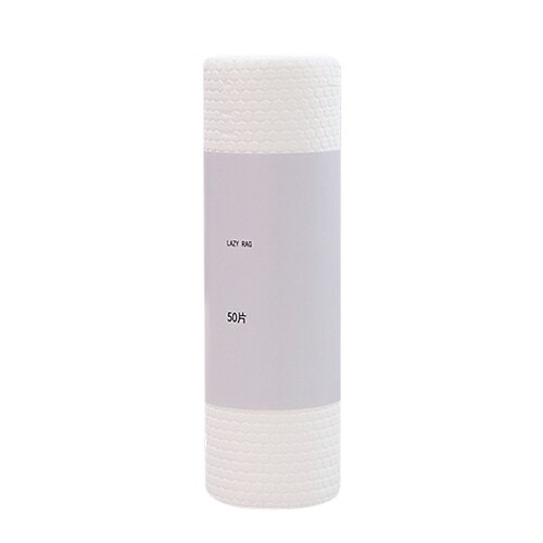 Kitchen Disposable Cleaning Paper Towel Wet And Dry Washable Dish Towels Convenience Family Clean Kitchen Accessories Supplies: C White