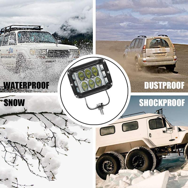 Side Shooter Dual Color Strobe Pod lights