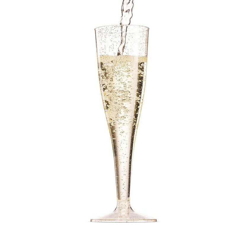 5 x plast champagne prosecco flöjter glas 175ml ett stycke flöjt glas vinglas fest bröllop flöjt bägare cocktail kopp