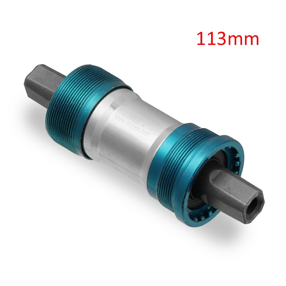 68x103-127.5mm Aluminum Road Mountain Bike Bottom Bracket Bicycle Axle Square Taper Cartridge Sealed Bearing Bike Accessories: 68x113mm