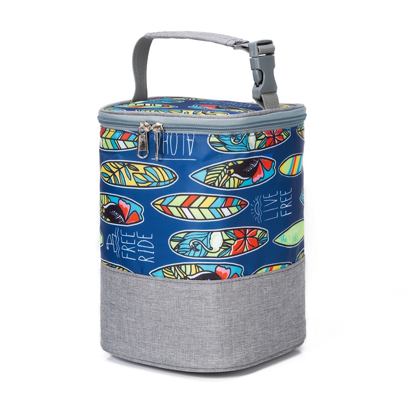 Heopono pronto para enviar qualidade bpa livre de alimentos cofre bonito pequena caixa de alimentos de refrigeração térmica saco térmico isolado para garrafa de bebê