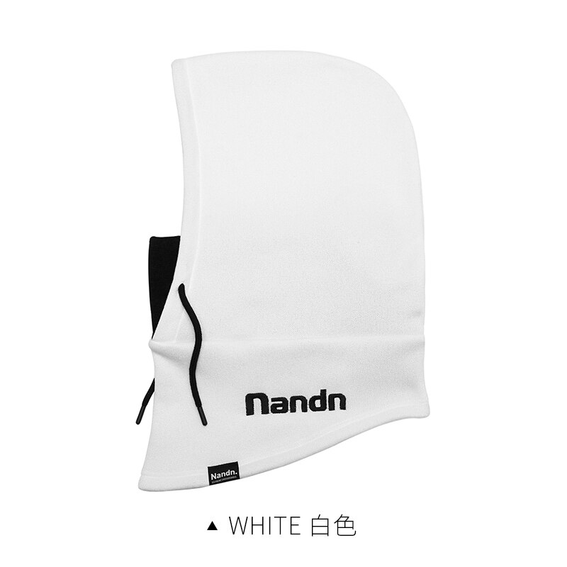 Nandn Ski Masker Ademend Warm Breien Mannen En Vrouwen: white