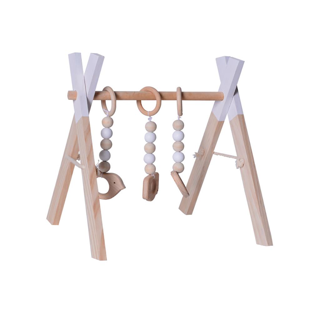 Houten Baby Gym Frame Activiteit Center Opknoping Bar Voor Baby 'S Over 3 Maanden Oud