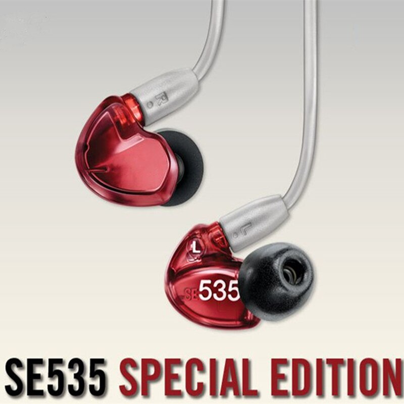 SE535 Detchable Oortelefoon 2 Kleuren Hi-Fi Stereo Hoofdtelefoon Se 535 In Ear Koptelefoon Met Doos Vs SE215 Se 215