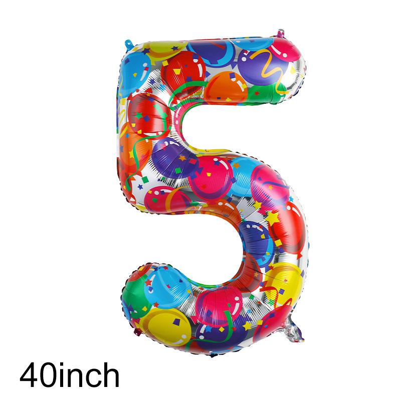 Globos de aluminio con números de Color grande de 40 pulgadas, globos digitales, decoración de de segundo cumpleaños, globo de helio para Baby Shower para niños y adultos: Marble