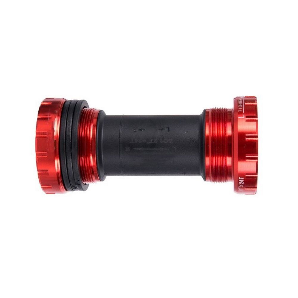 BB91 Lager Tretlager Schraube Typ 68/73 Mm Fahrrad Achse MTB Rennrad Tretlager Wasserdicht CNC Legierung BB: Rot