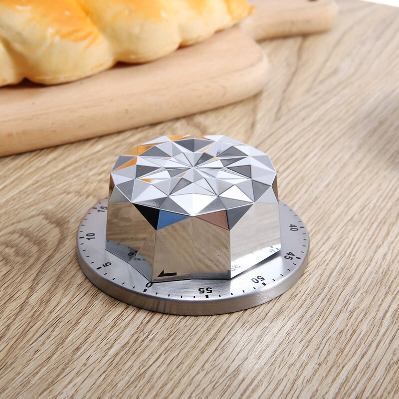 55 Minutes Dial Kitchen Timer Mechanical Cooking Wind Up Timer Long Ring Bell Alarm Loud Cooking Baking Time Reminder