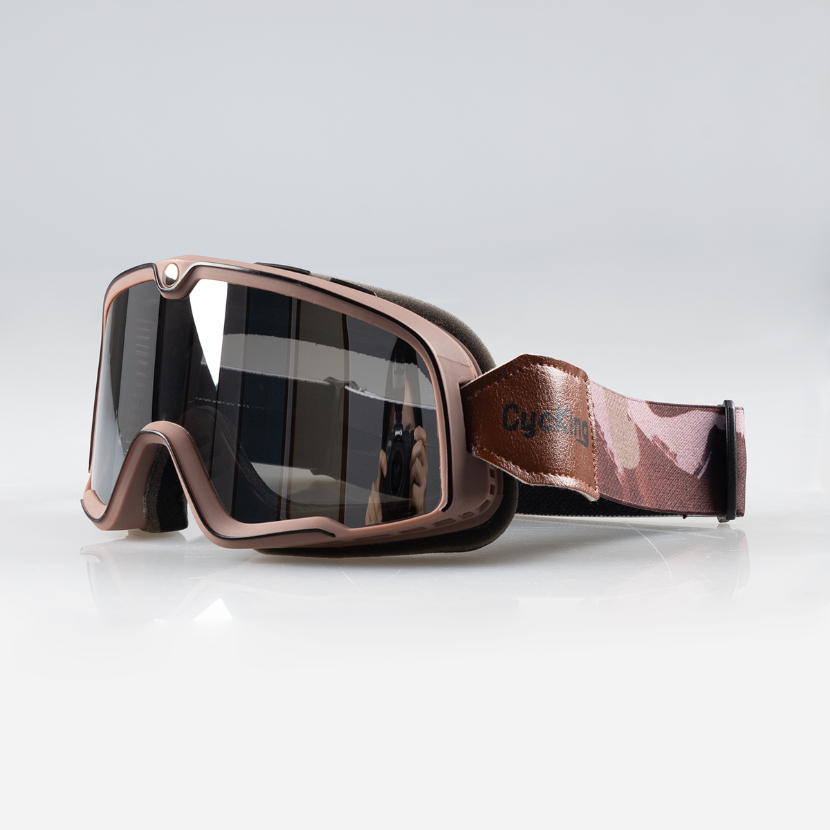 Fietsen Motorbril Vintage Helm Voorruit Off-Road Zonnebril Bril Universele Fietsbescherming: Blauw