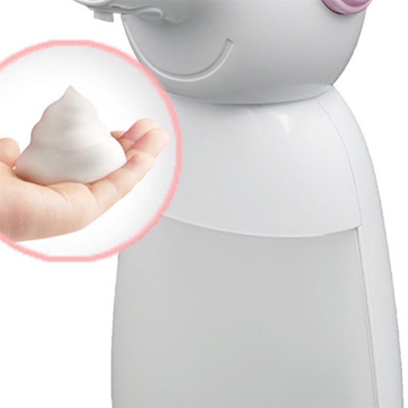 Automatyczny dozownik mydła urocza w kształcie świni bezdotykowy inteligentny czujnik podczerwieni mydelniczka robić kuchni łazienka bez baterii