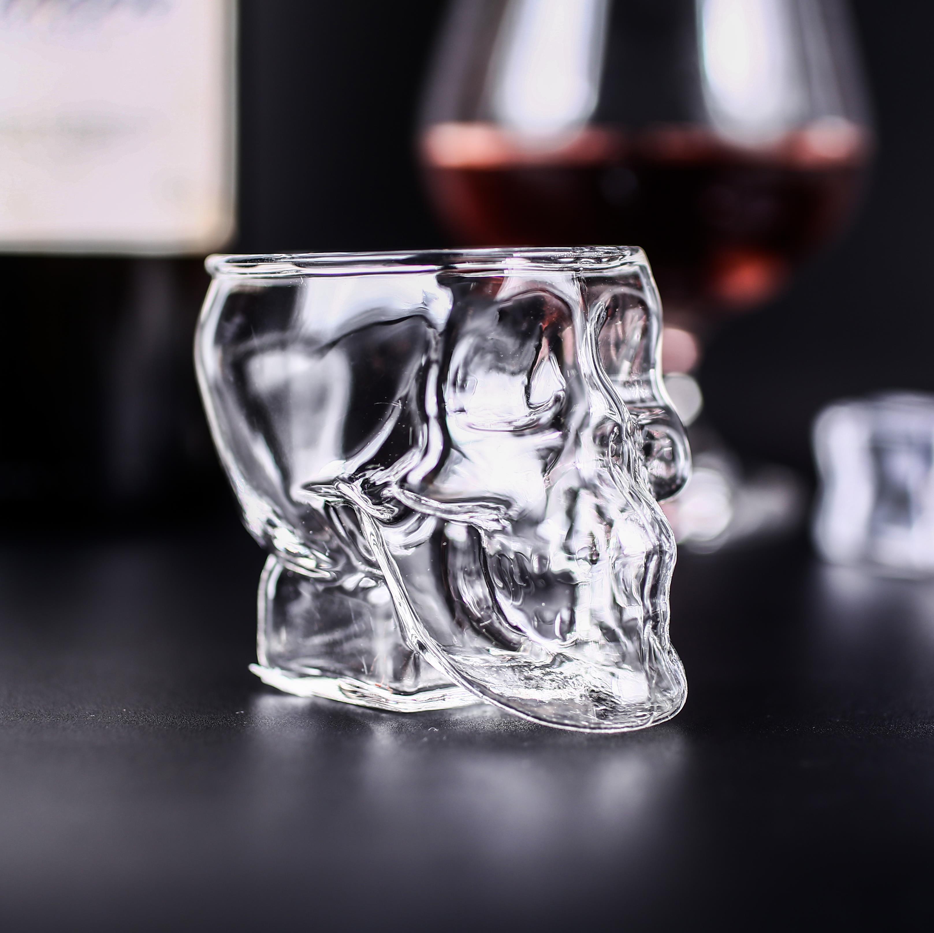 Skull Skull Cup Mug Barware Drinkware Gothic Wine High Armor Skeletal