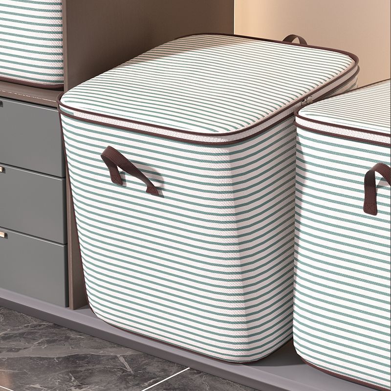 Beutel-Aufbewahrungstaschen-Organizer, der zum Aufbewahren von täglichen Bedarfs mit Deckeln, Reißverschluss, faltbar, hohe Kapazität, für Kleidung, Decke-Behälter