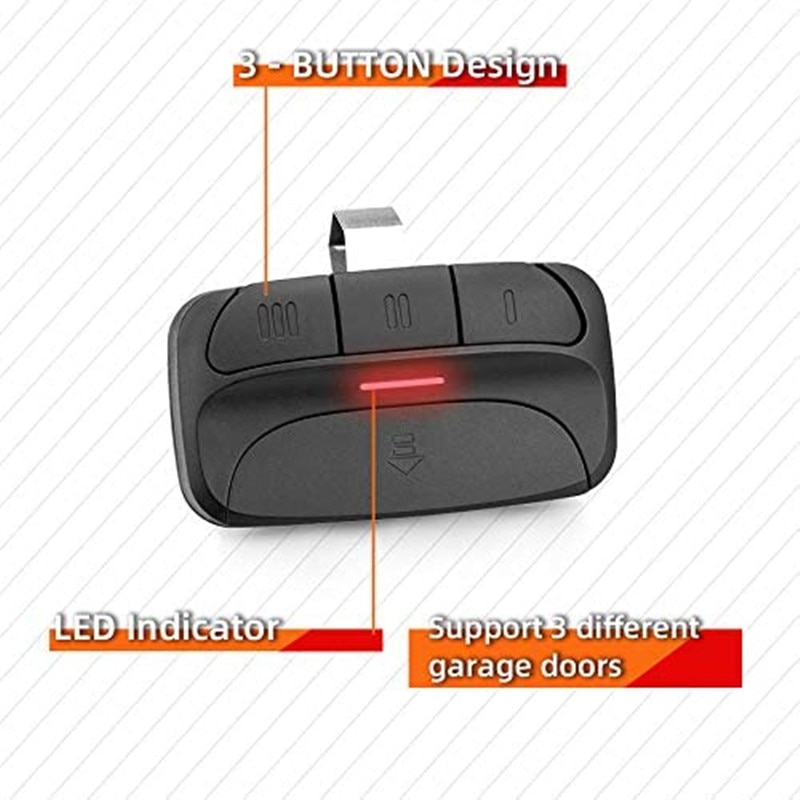 Auto-Scan 280mhz - 868mhz Multi Frequency brand rolling code remote control duplicator receiver gate control garage command