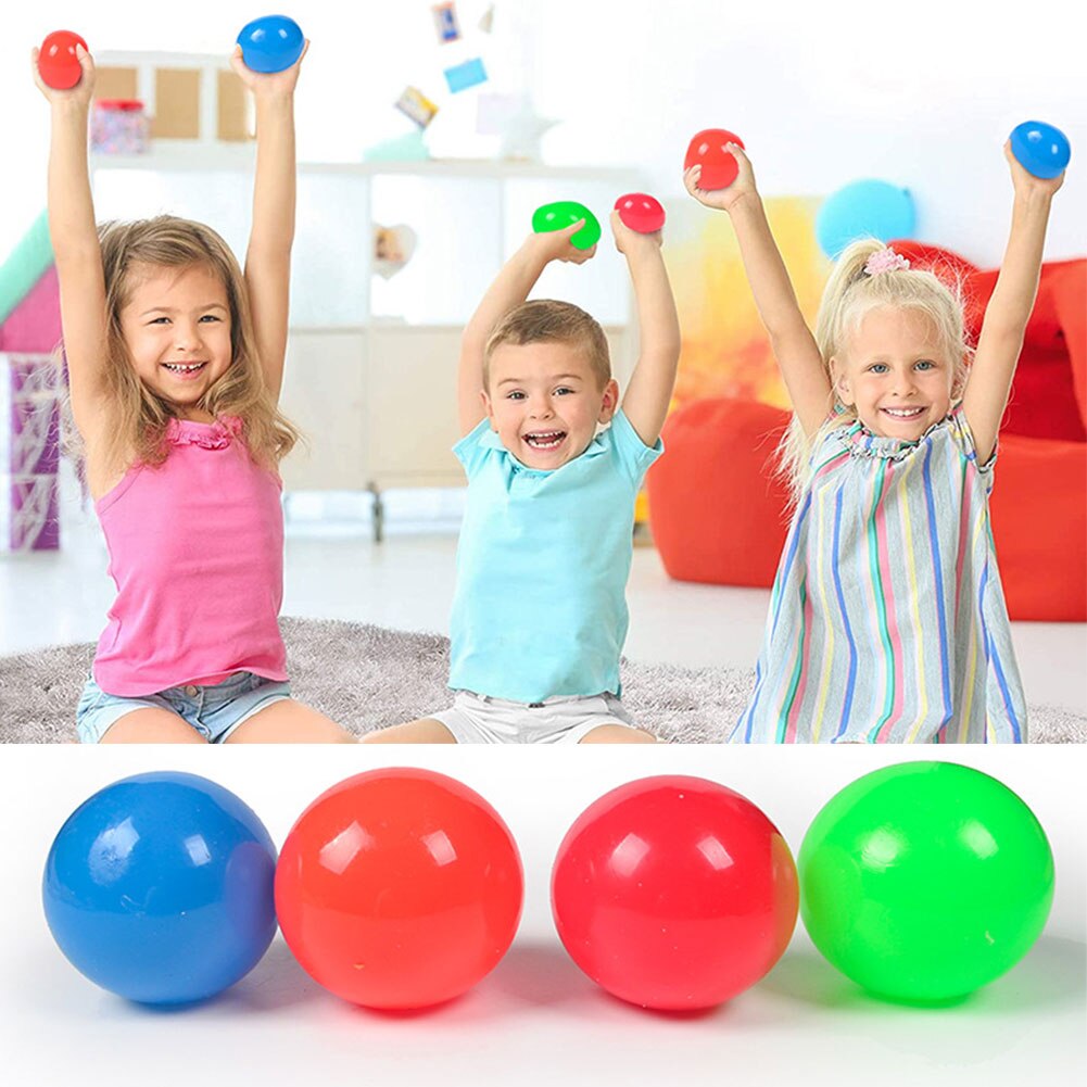 freundlicher Saugnapf Ball drinnen draussen Sport Ausbildung Spielzeug Ball freundlicher freundlicher Saugnapf eltern-Art-Interaktion Klebrige Kugel