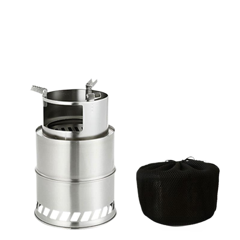 Outdoor Firewood Stove Windproof Portable Folding Wood Small Firewood Stove Gasification Picnic Stove Folding Stove Picnic