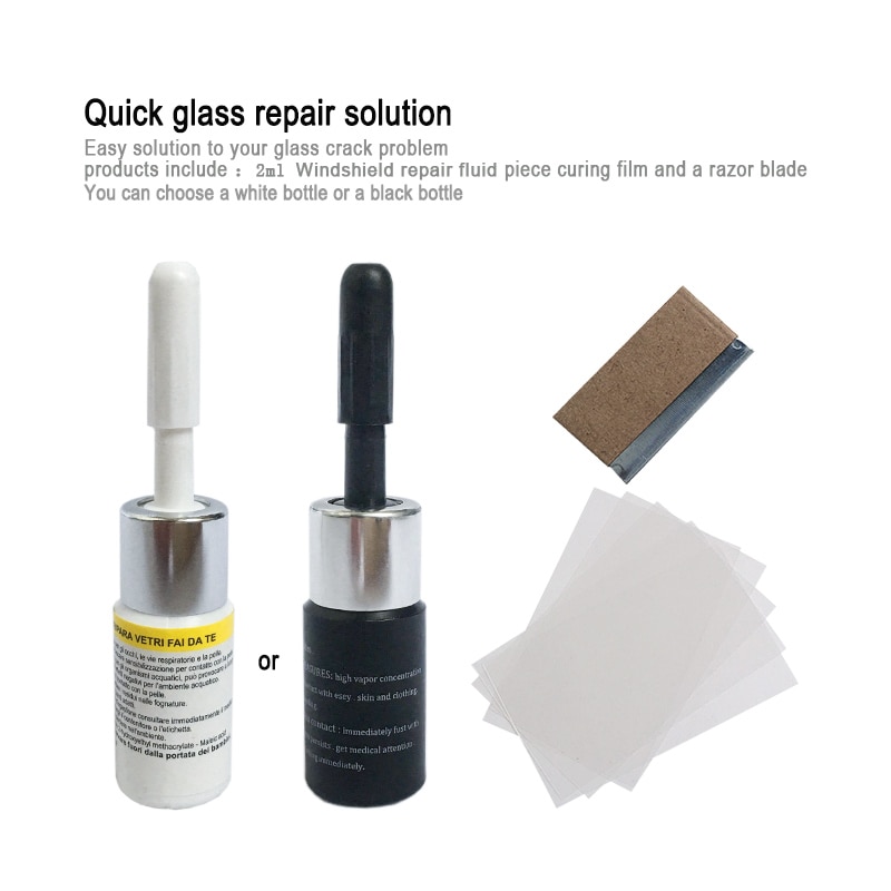 Diy bilrude glas ridse revne fix værktøj forrude reparationssæt forrude restaurering sæt til forreste eller bageste forrude