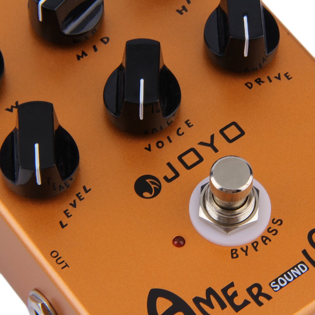 JOYO JF - 14 Electric Guitar Effect Pedal True Bypass American Sound Amp Simulator Bundle 1 120 * 97 * 55mm