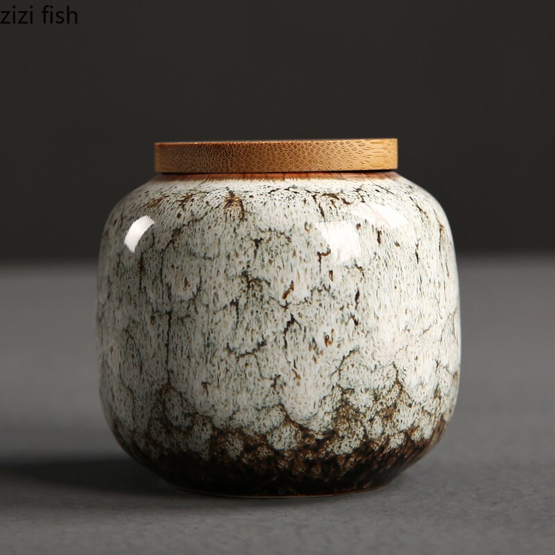 Ceramiczny słoik pudełko na herbatę zamknięte puszki przenośna podróż herbata akcesoria kuchnia bar akcesoria schowek ceramiczny słoik