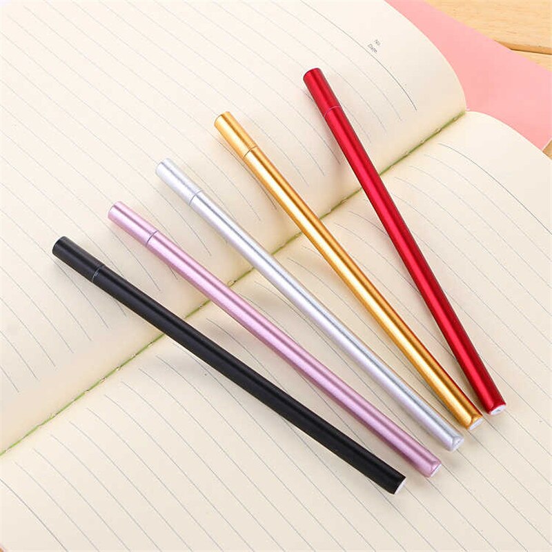 1pcs Cartoon Metal Style Highlighter Pen Mini Marker Pens Kawaii Stationery Material Escolar Writing School Supplies