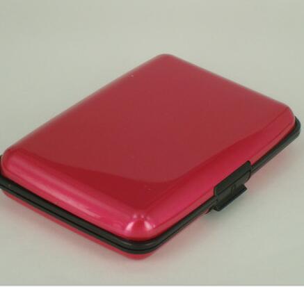 metal aluminium credit card holder pocket id card holder case wallet box antimagnetic waterproof aluminum card holder: 1