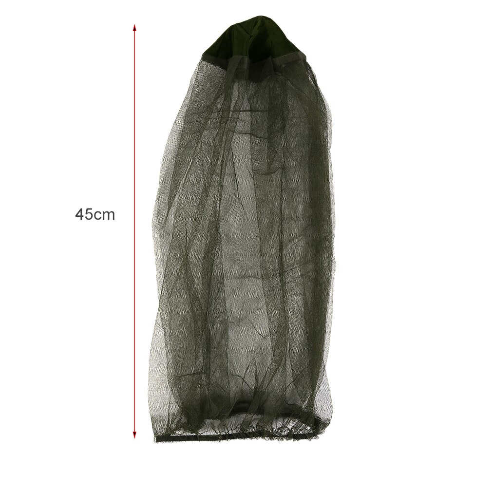 Fabric Midge Mosquito Insect Hat Bug Mesh Head Net Face Protector Outdoor Travel Camping Fishing Hat Face Protective Cover